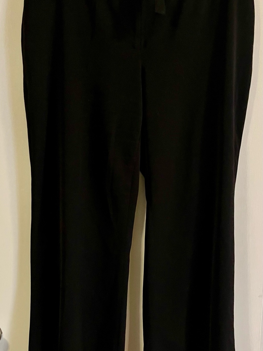 Rafaella Black Straight-Leg Dress Pants